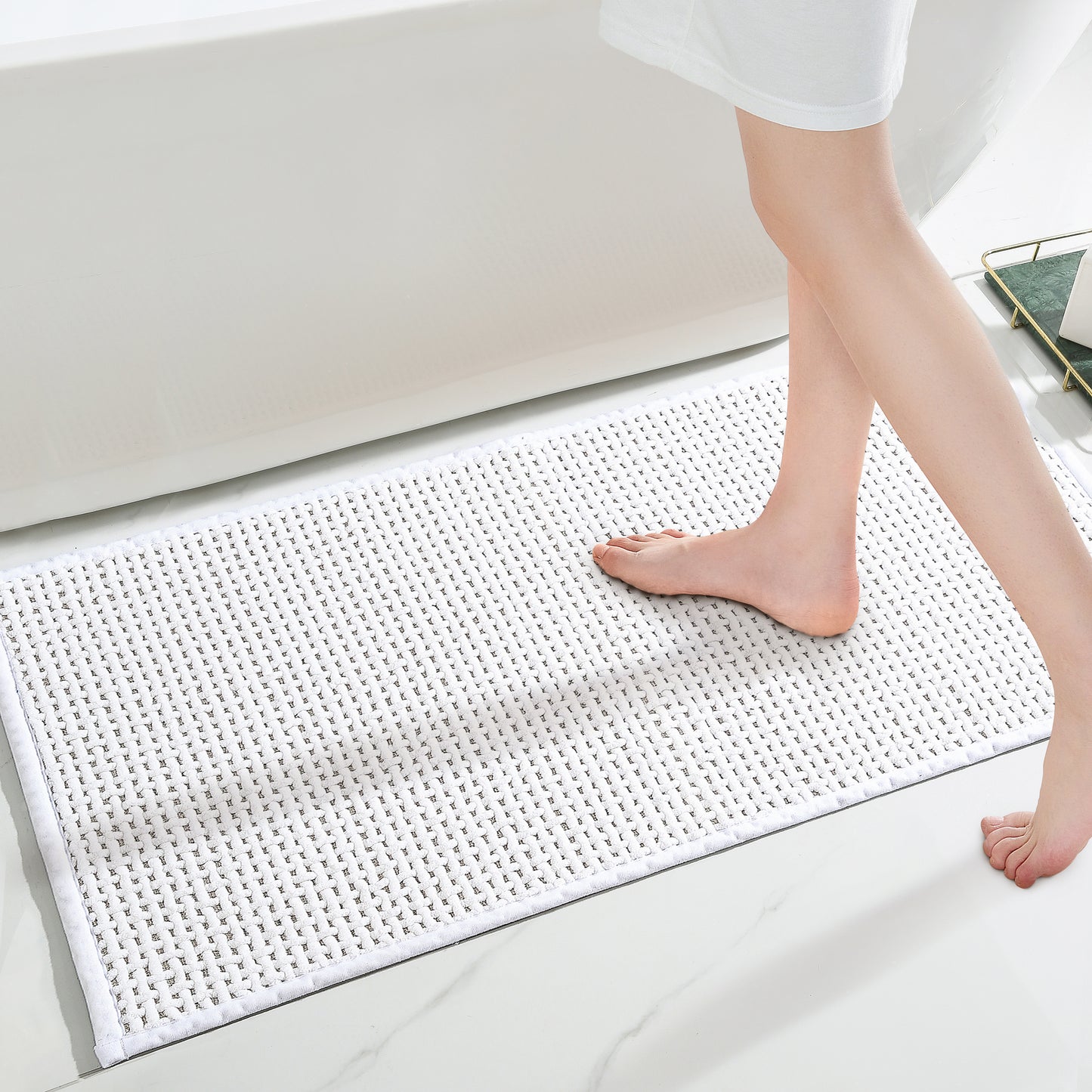 KINOGIC-Chenille Bathroom Mat