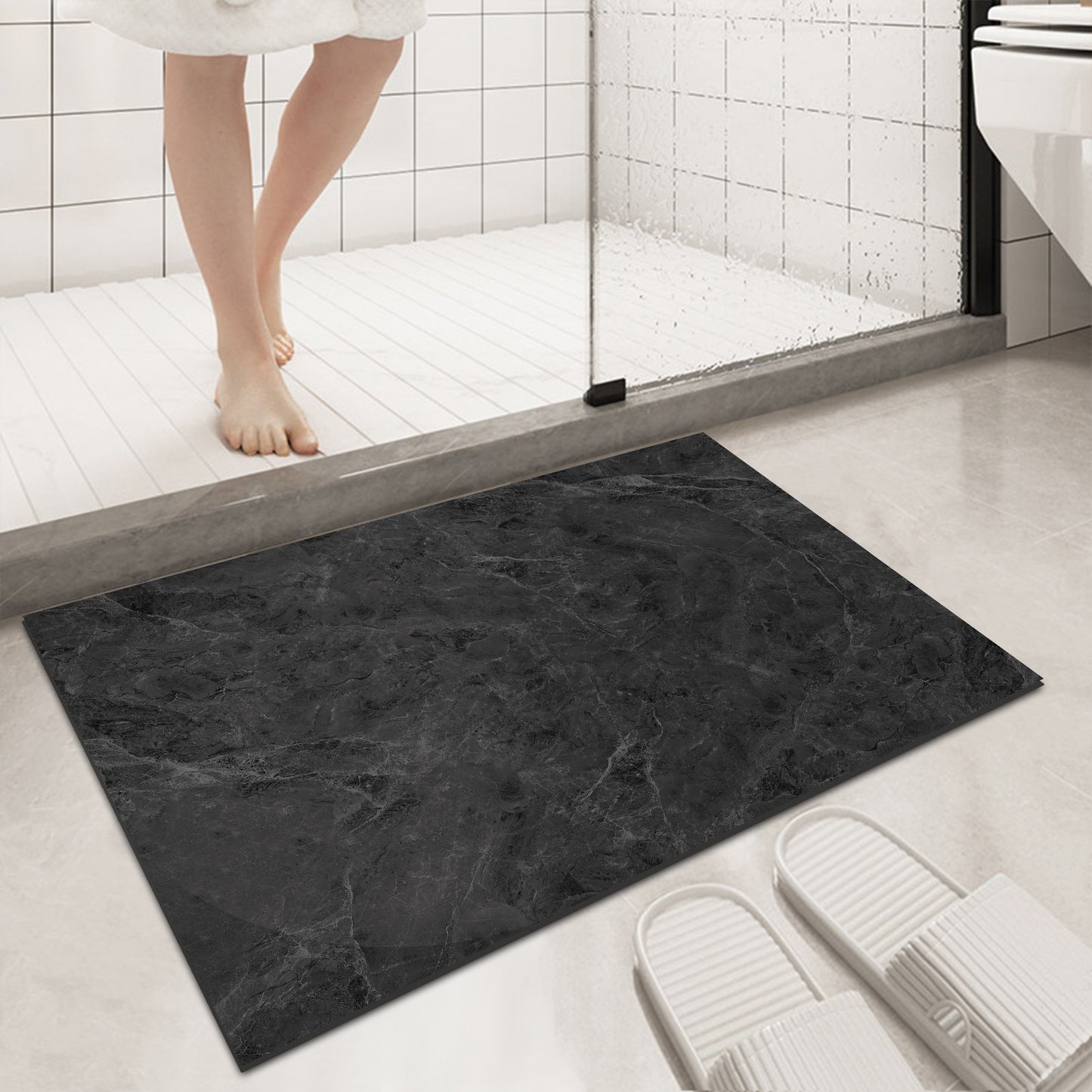 KINOGIC-Marble Bathroom Mat