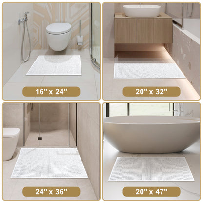 KINOGIC-Chenille Bathroom Mat