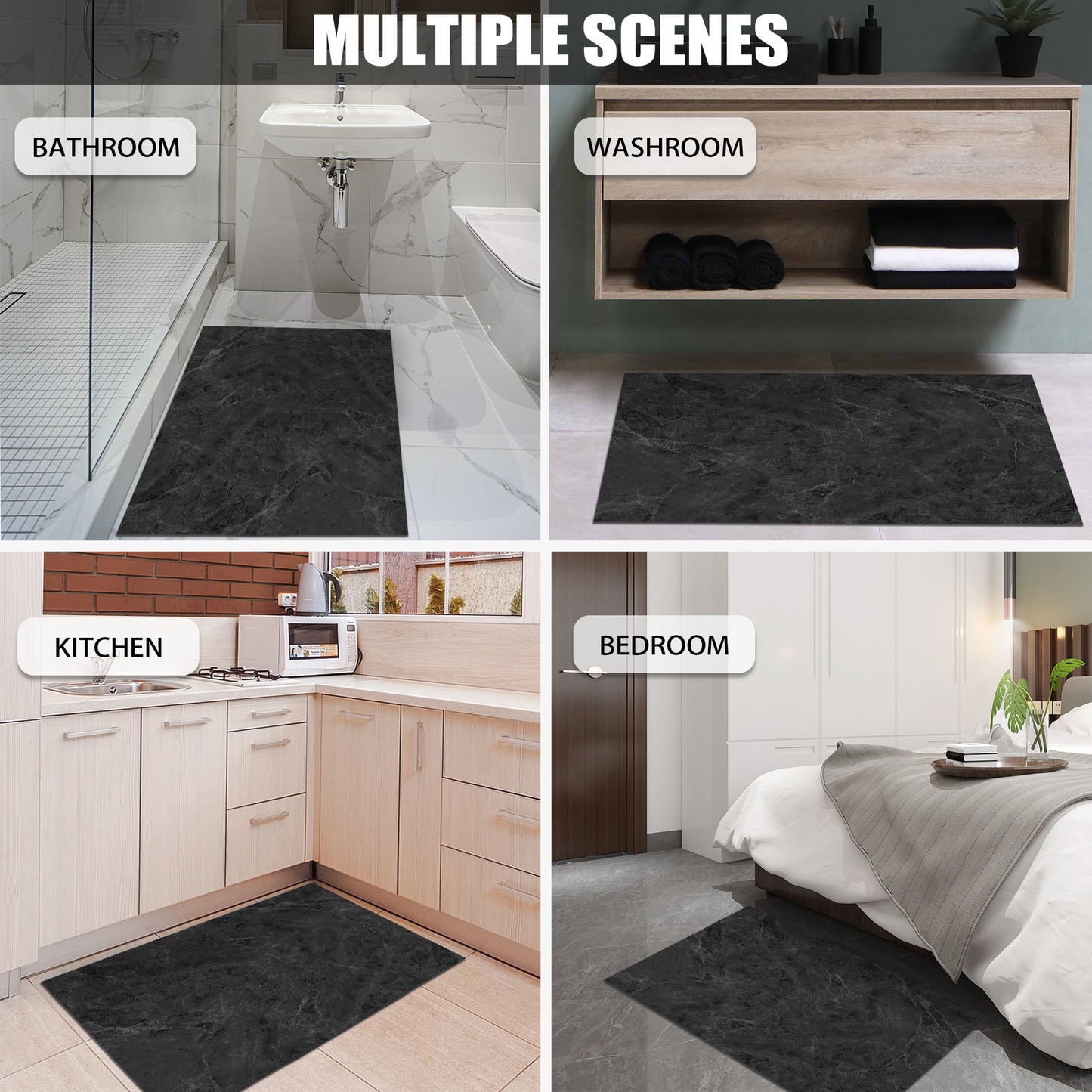 KINOGIC-Marble Bathroom Mat